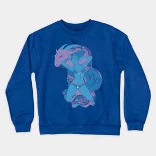 Mountain Blue Capricorn Beauty Crewneck Sweatshirt